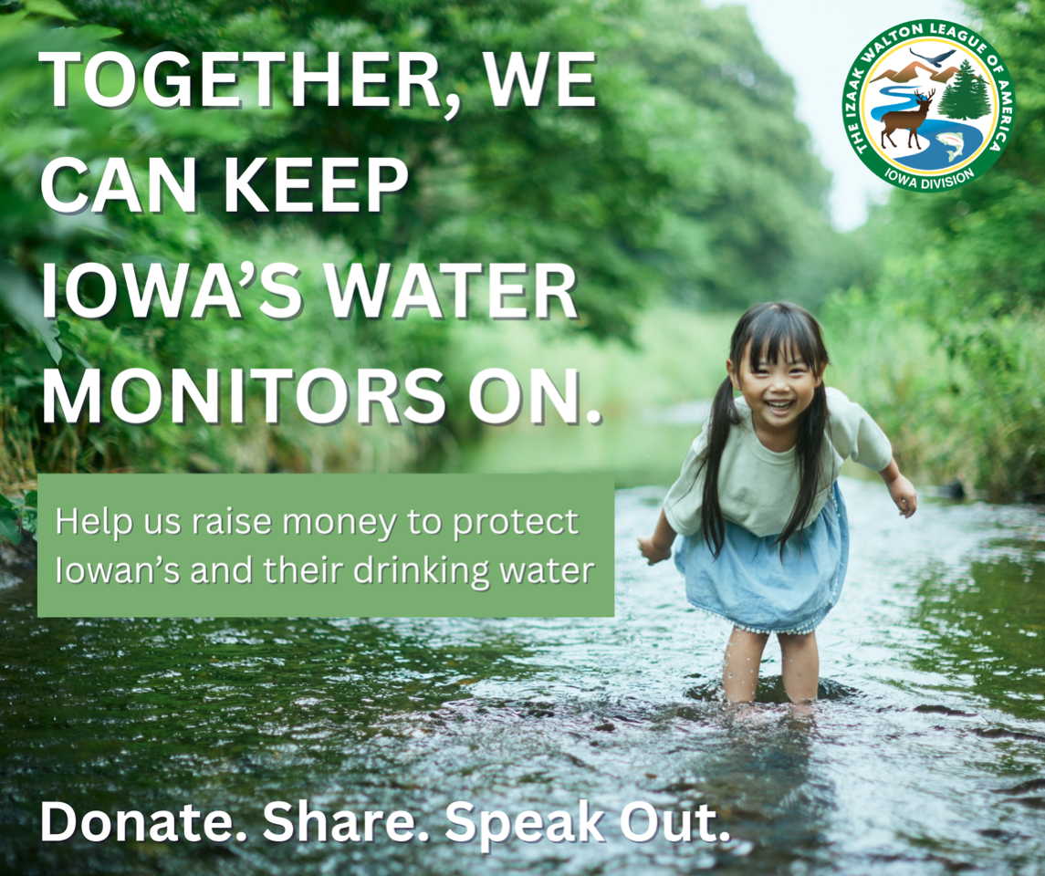Together, We Can Keep Iowa's Water Monitors On!